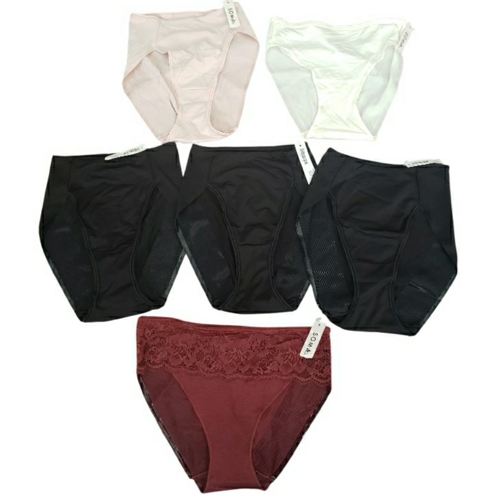 6 NWT Soma Panties- XS